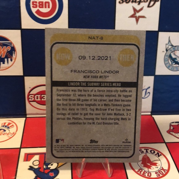 Francisco Lindor baseball card - Picture 2 of 2